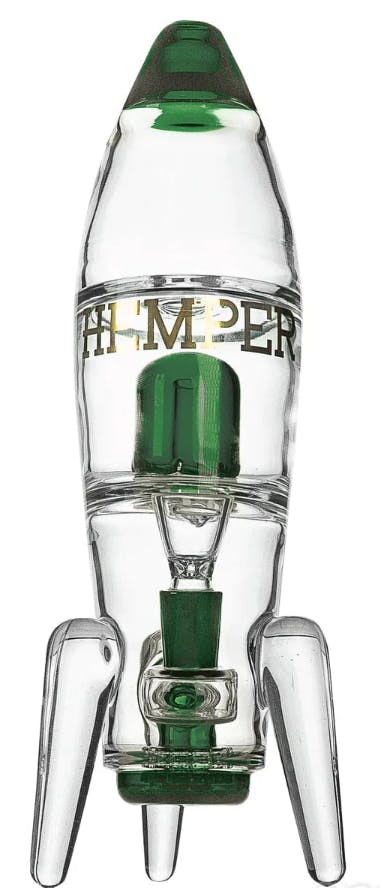 Accessories | Hemper | Rocket Ship Bong XL - Green | 11"