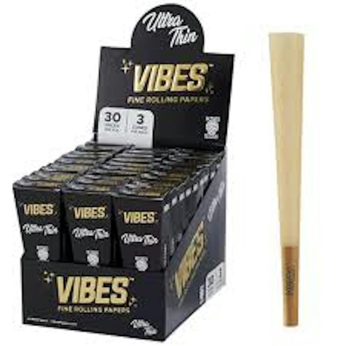Photo of VIBES | 3pk Cones Ultra Thin | King Size
