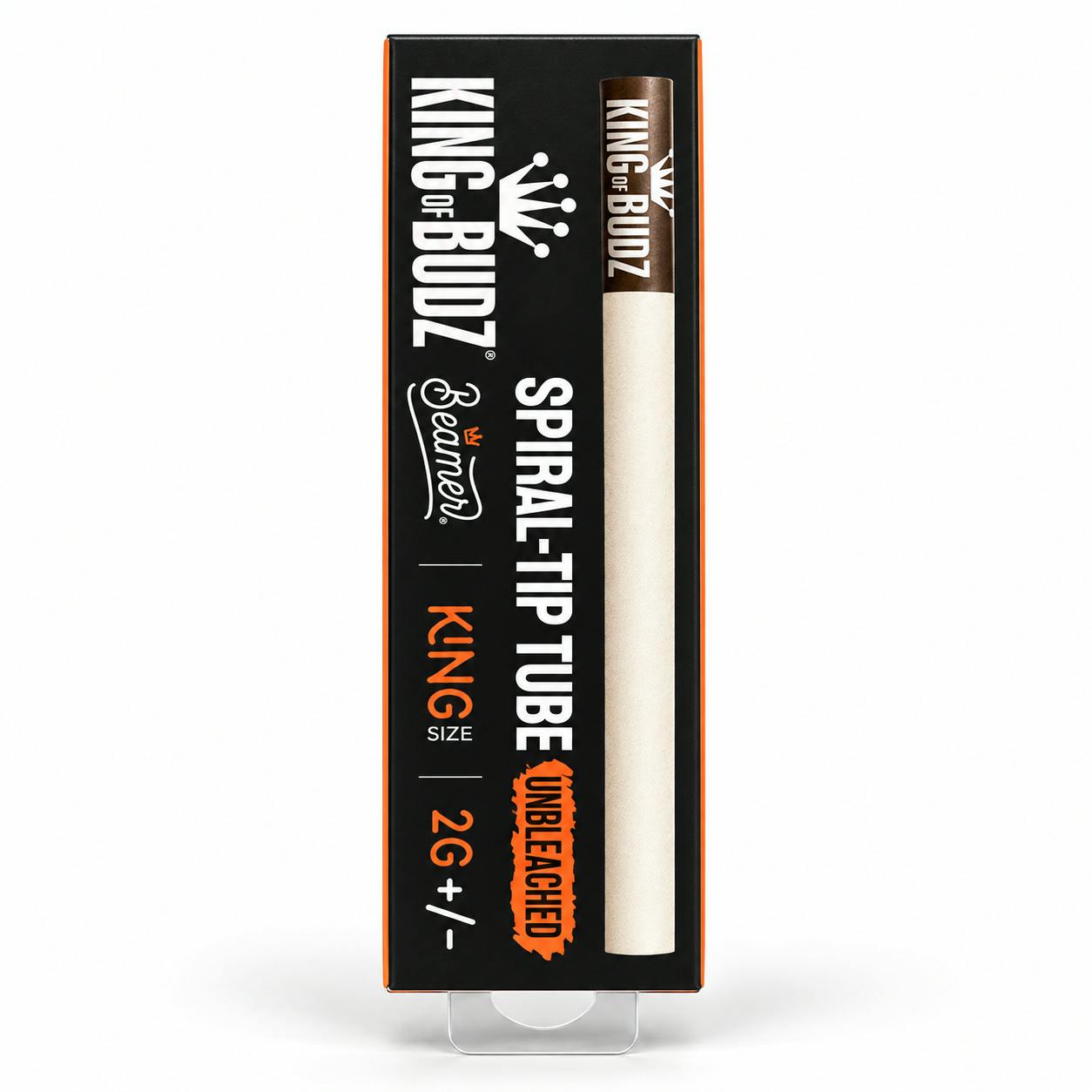 King Of Budz - 3pk Cones - King Size Unbleached Spiral Tip