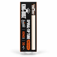 King Of Budz - 3pk Cones - King Size Unbleached Spiral Tip - product image at King of Budz