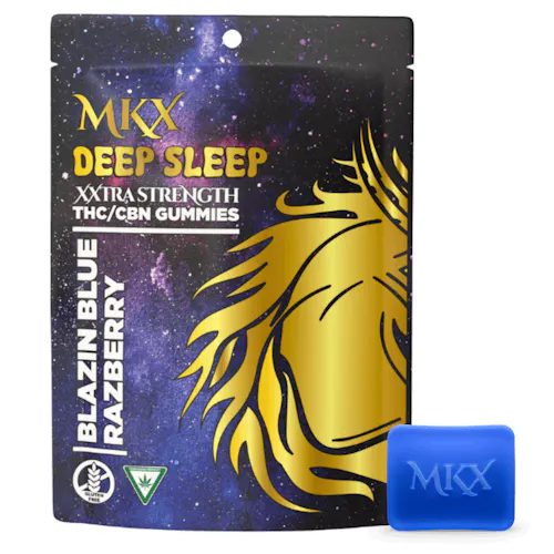 MKX Blazin Blue Raspberry Deep Sleep Gummies 200mg Rec - Exclusive