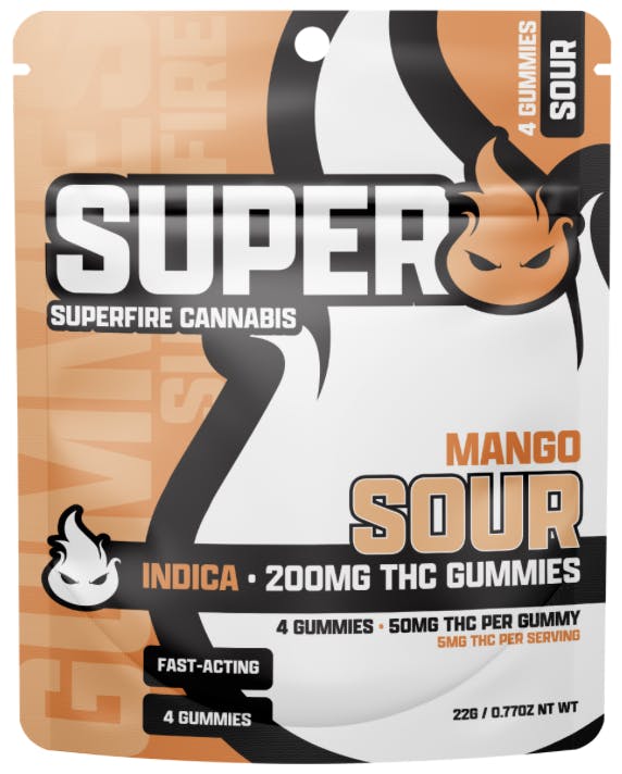 Product: Superfire | Gummies - Sour Mango - 200mg