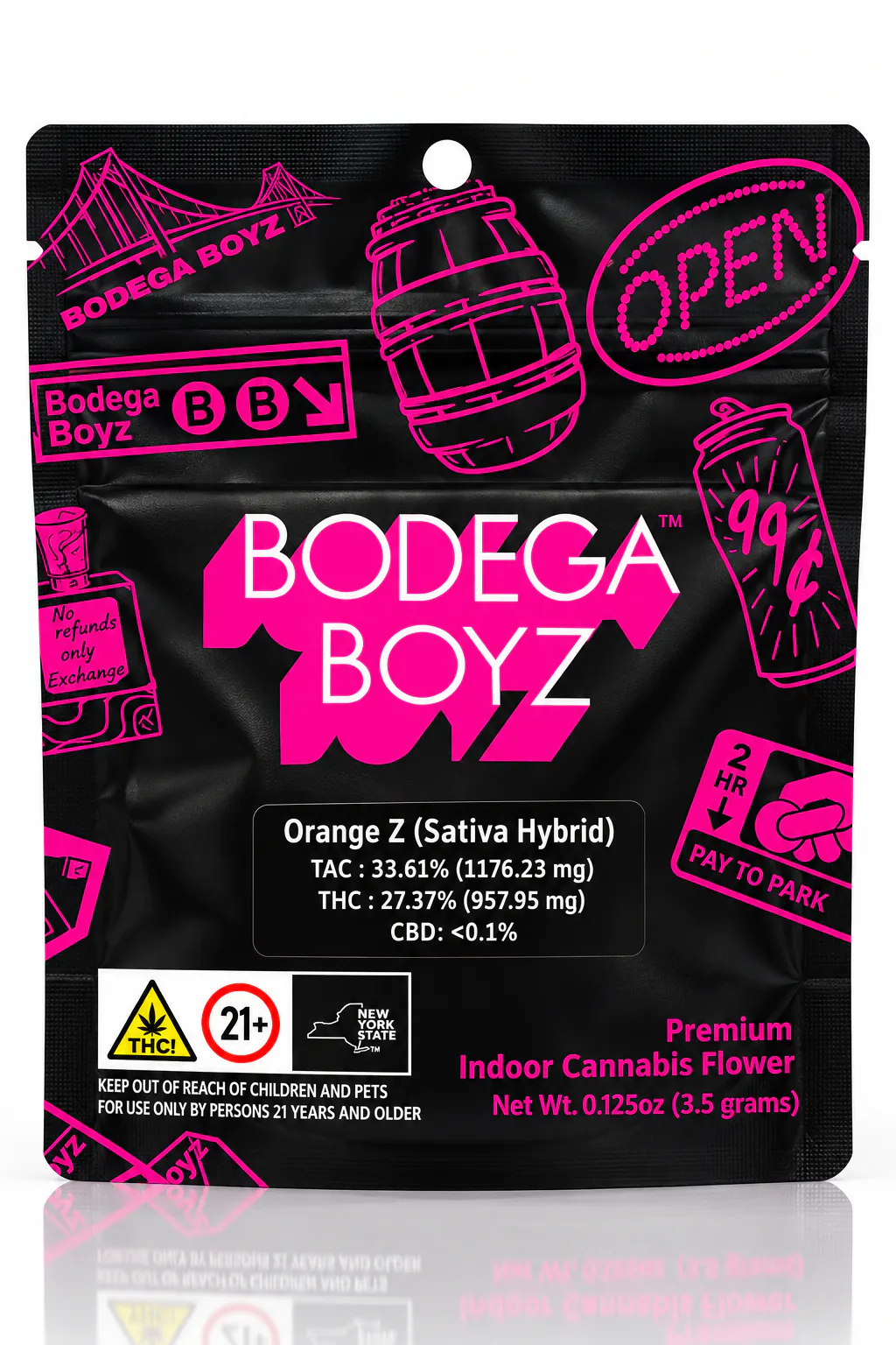 Bodega Boyz | Orange Z | Premium Flower | 3.5g at Canna Blooms
