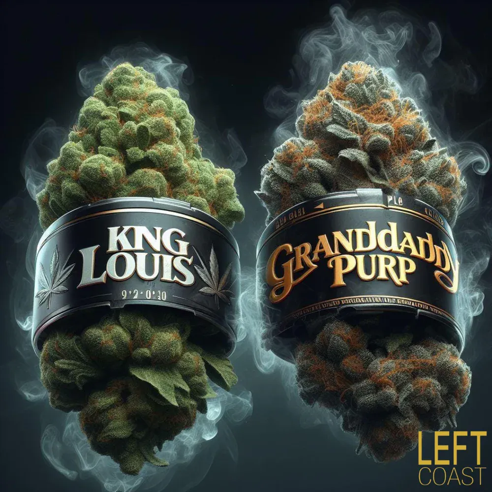Product Left Coast - Granddaddy Purp & King Louis XIII - 2g Dual Chamber - AIO