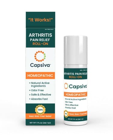 CAPSIVA | ARTHRITIS RELIEVING PAIN GEL | 3.0 OZ ROLL ON