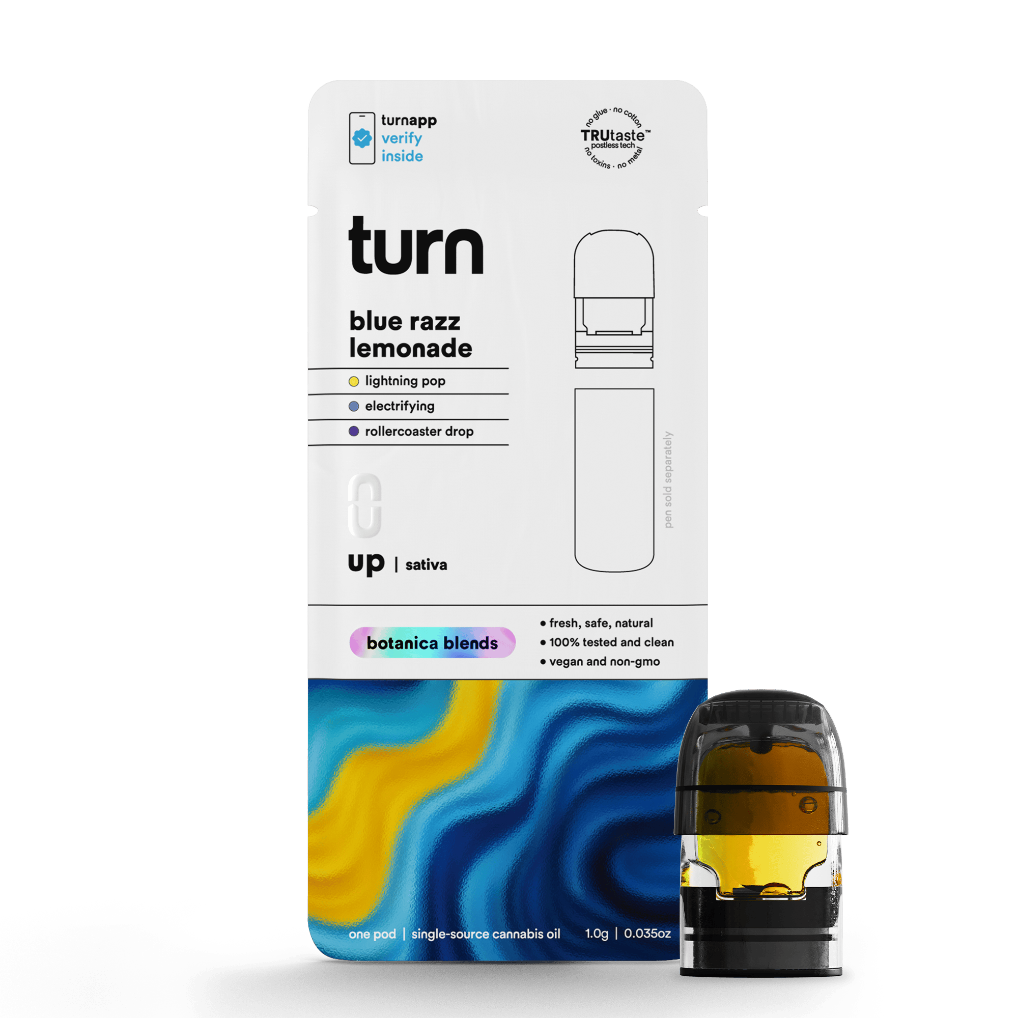Turn | Botanical Blend | Blue Razz Lemonade | Pod