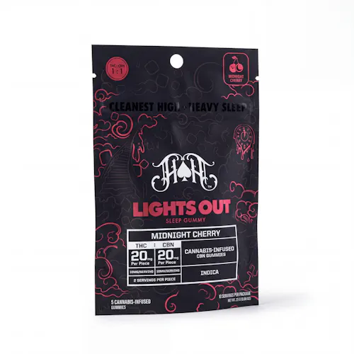 Heavy Hitters | Midnight Cherry | Gummies | 10pk-1