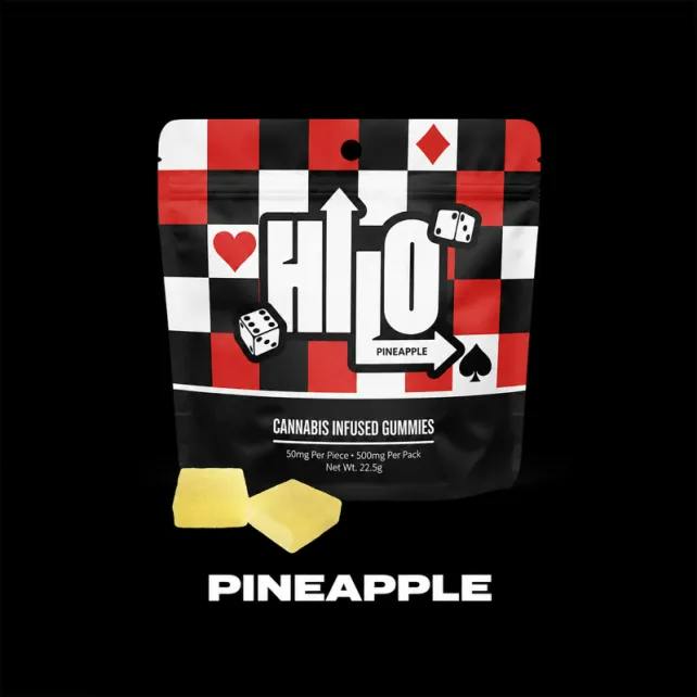 Hi-Lo - 200mg Live Resin Gummies - Pineapple