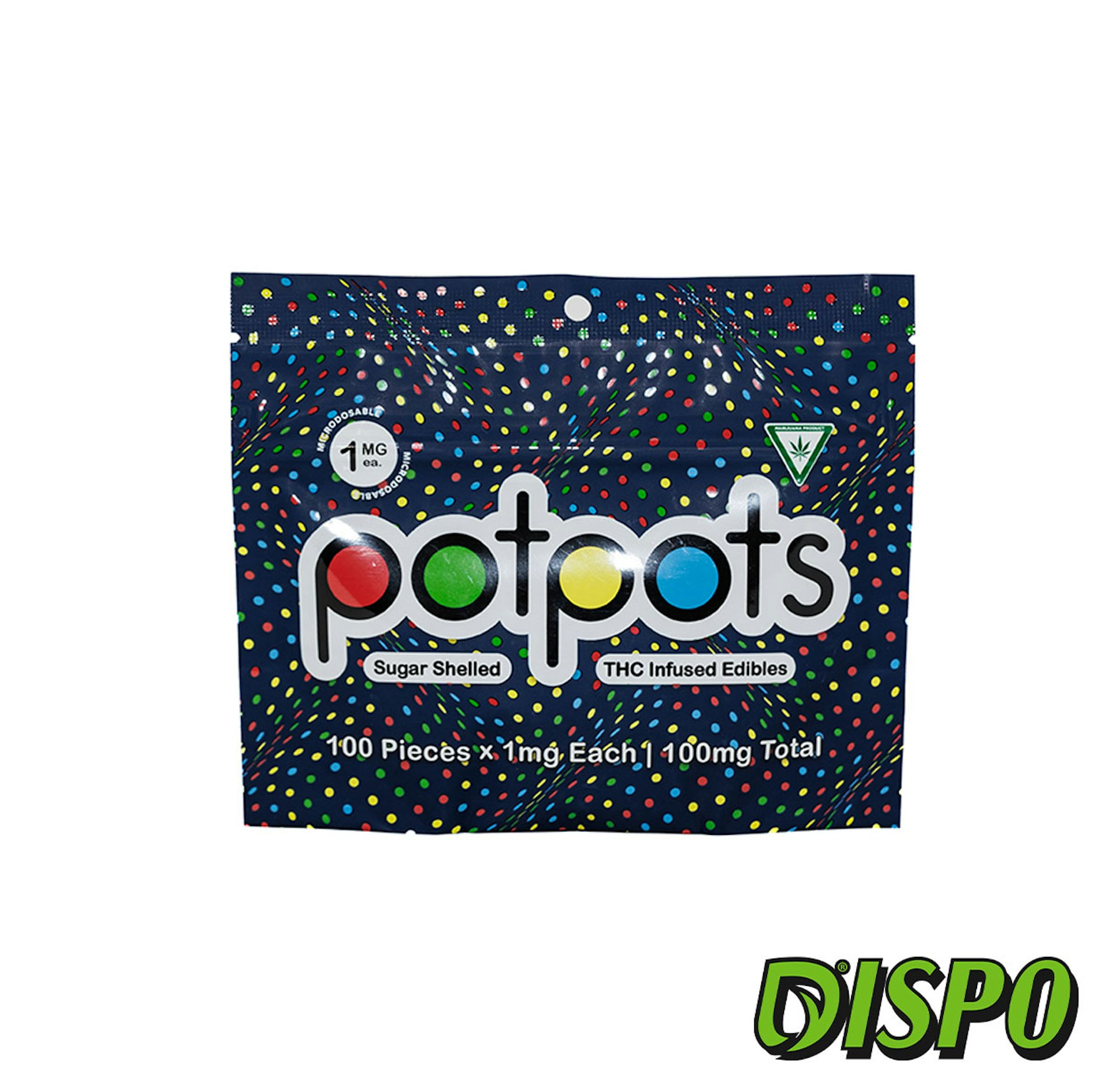 Potpots - Dark Chocolate 100mg Chocolates