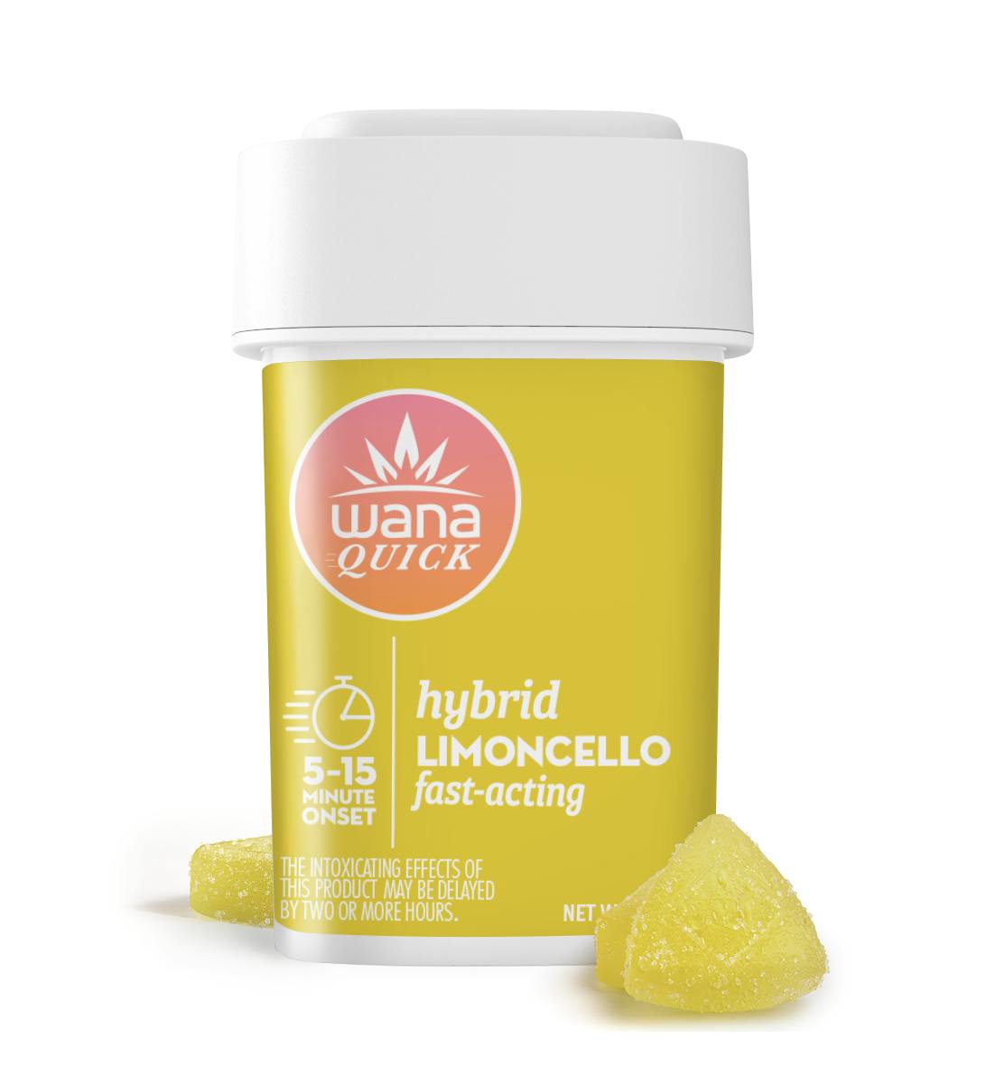 Wana | Quick Limoncello Hybrid | Soft Lozenge | 10 pack 100mg