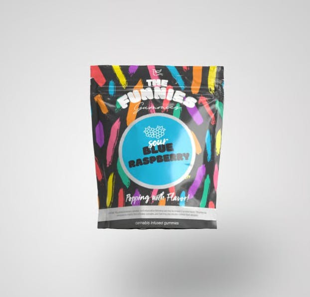 Product NGW Super Funny Gummies - Sour Blue Raspberry 50mg (1pk)