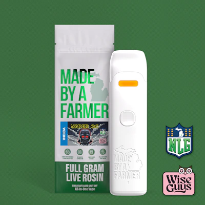 Made By A Farmer - 1g Live Rosin Disposable - Vader OG - DISPOSABLES by Made By A Farmer at King of Budz
