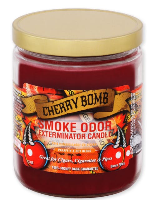 Product Smoke Odor Eliminating Candle 13oz CHERRY BOMB