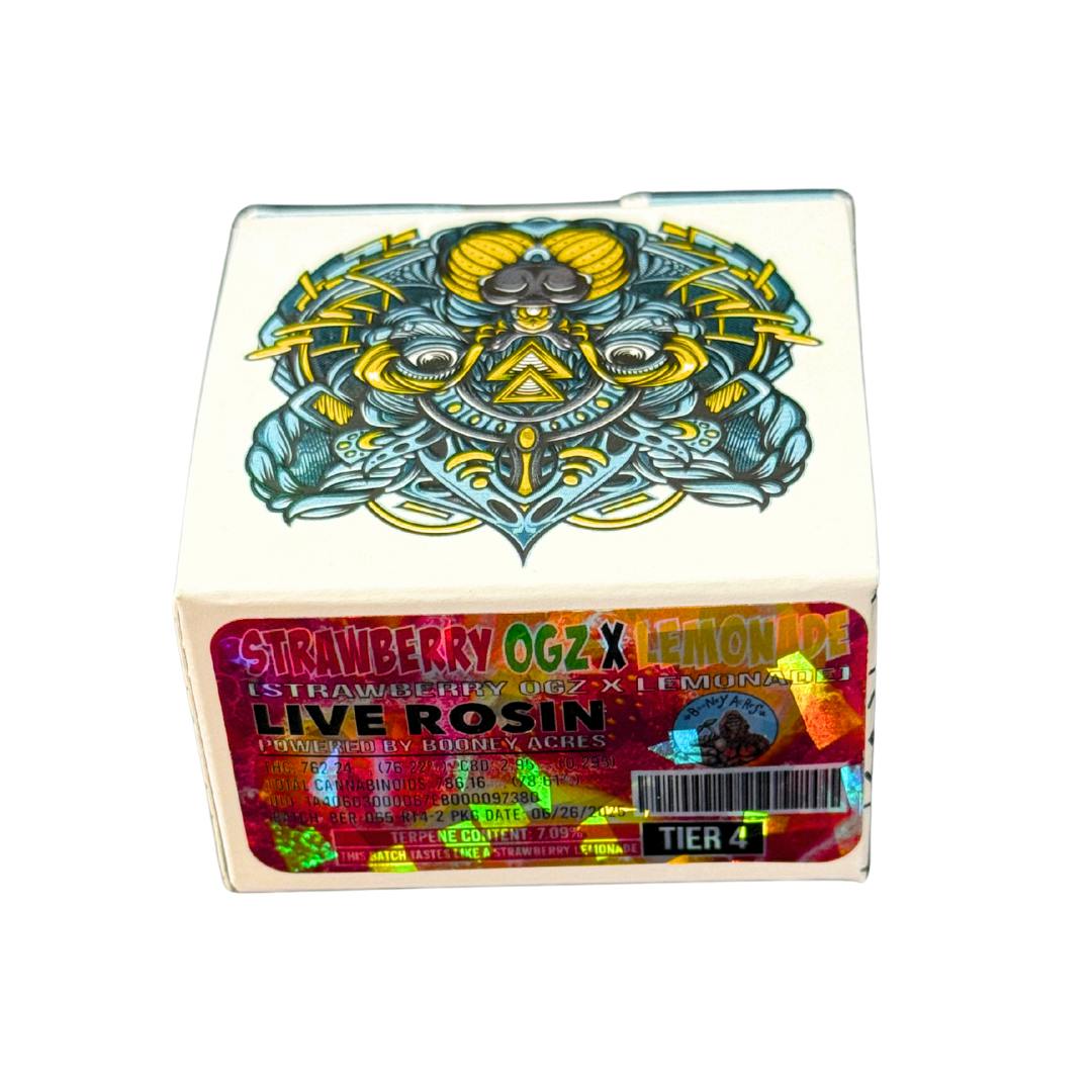STRAWBERRY OGZ X LEMONADE LIVE ROSIN (TIER 4)