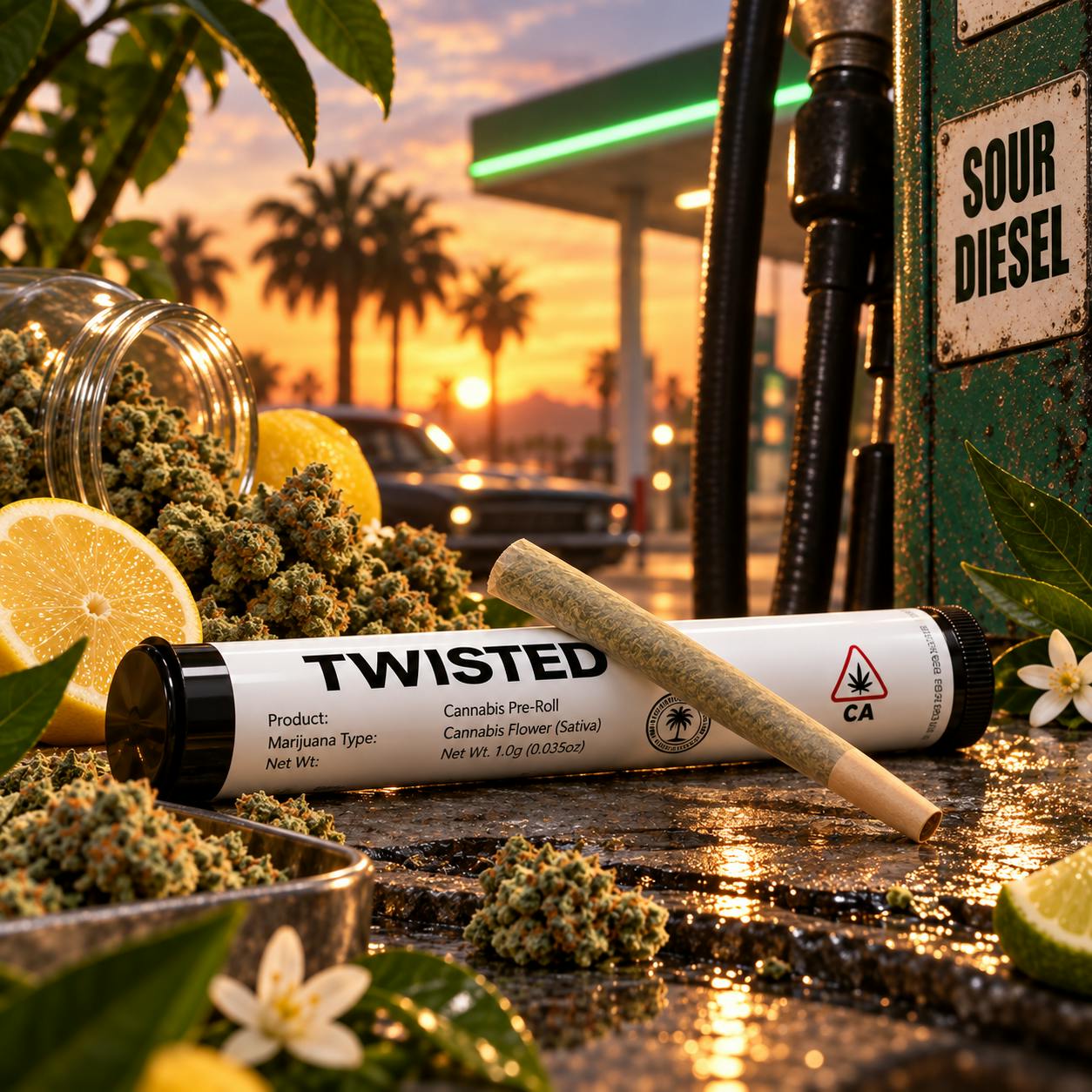 Product Twisted | Sour Diesel | Infused Preroll