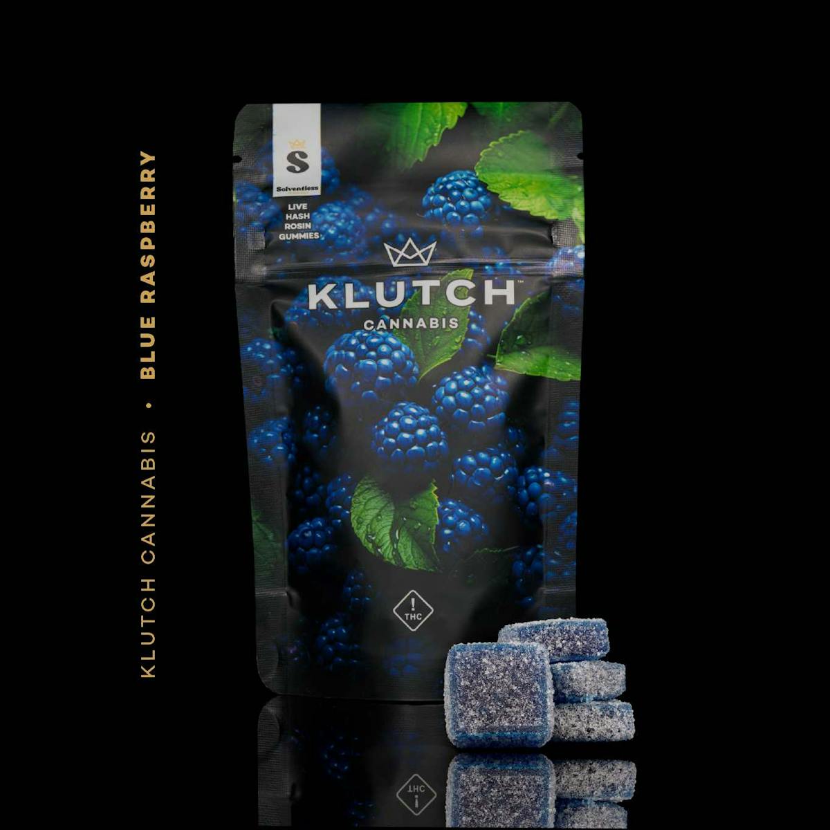 Photo of Blue Raspberry Live Hash Rosin Gummies