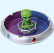 Fujima Alien Round Shape Ashtray