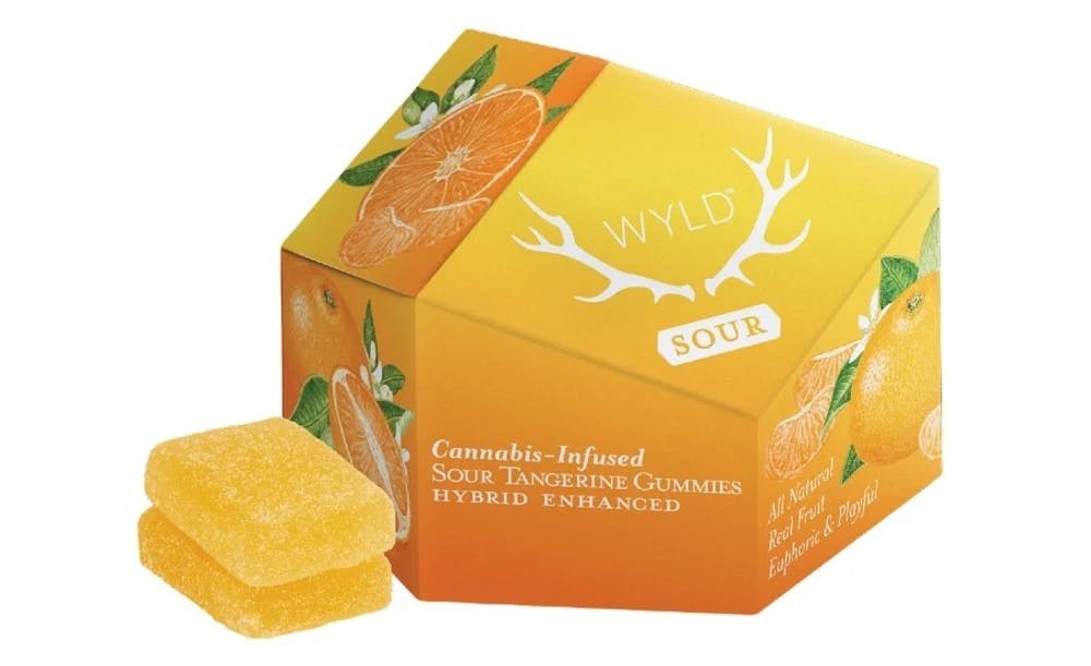image of Sour Tangerine Hybrid Enhanced Gummies
