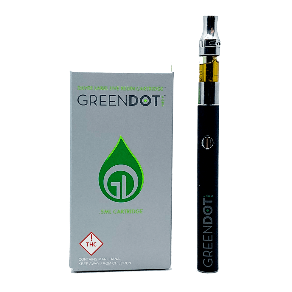 Kush Mints | 1000MG | Silver Label Live Resin Cartridge | Yale 