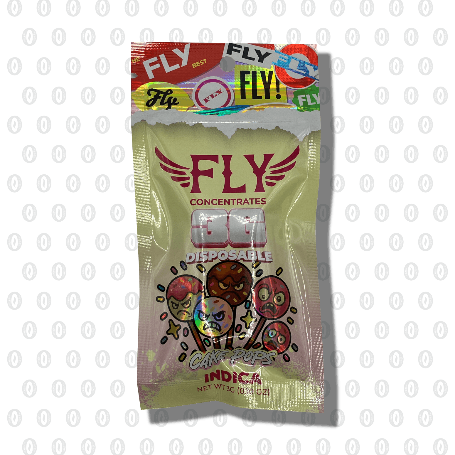 Product: FLY | Disposable Vape - 3g - Cake Pops (Indica)