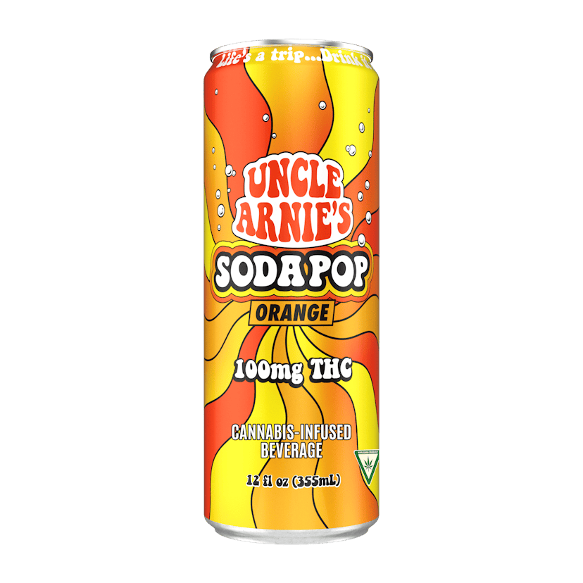 Uncle Arnie's | 100mg Soda Pop | Orange