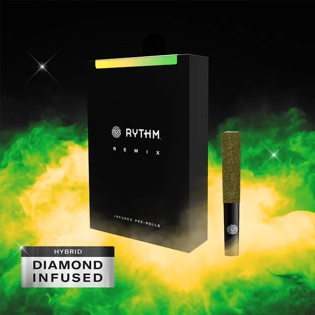 Rythm Infused Pre-Roll Pack Pineapple Express 5pk/2.5g (hybrid, infused pre roll packs)