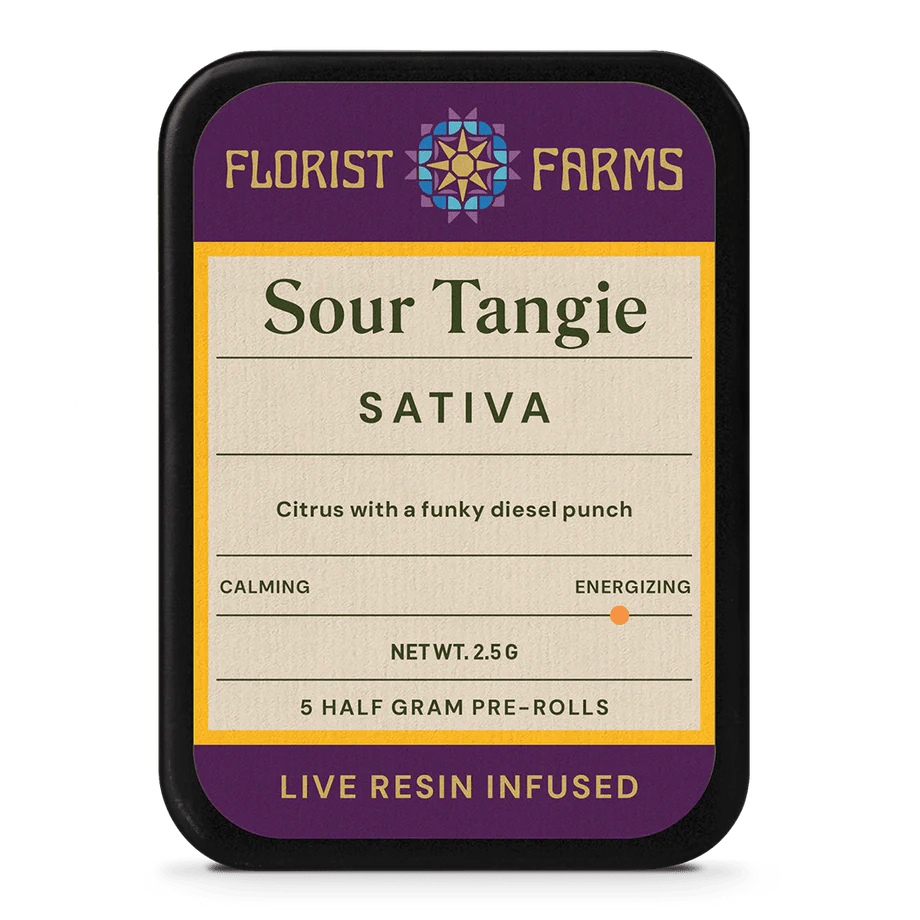 Florist Farms Sour Tangie 5pk Live Resin