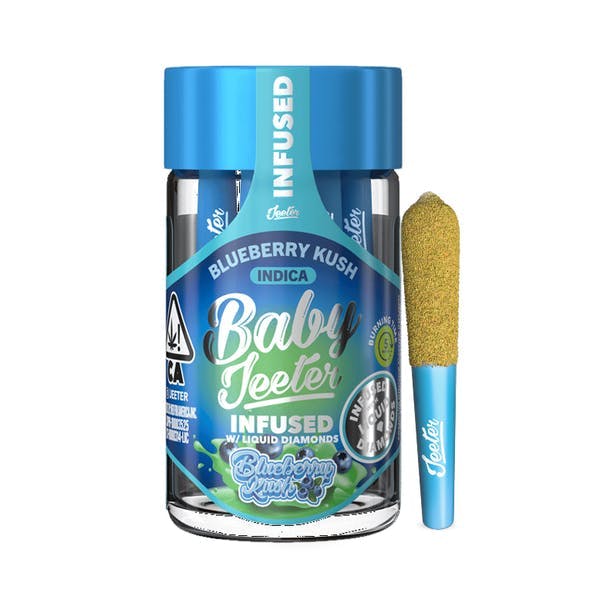 Product: Infused Baby Jeeter x 5 Blueberry Kush