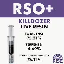 RISE - 1g RSO + Live Resin - Killdozer