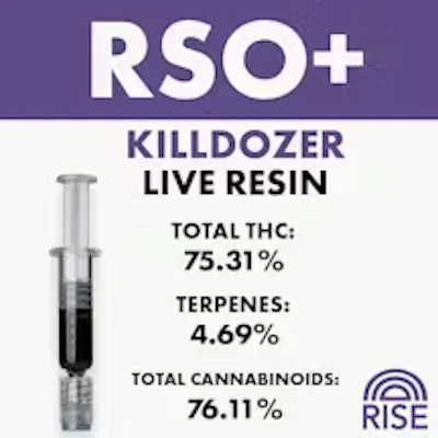 RISE - 1g RSO + Live Resin - Killdozer - CONCENTRATES by RISE at King of Budz