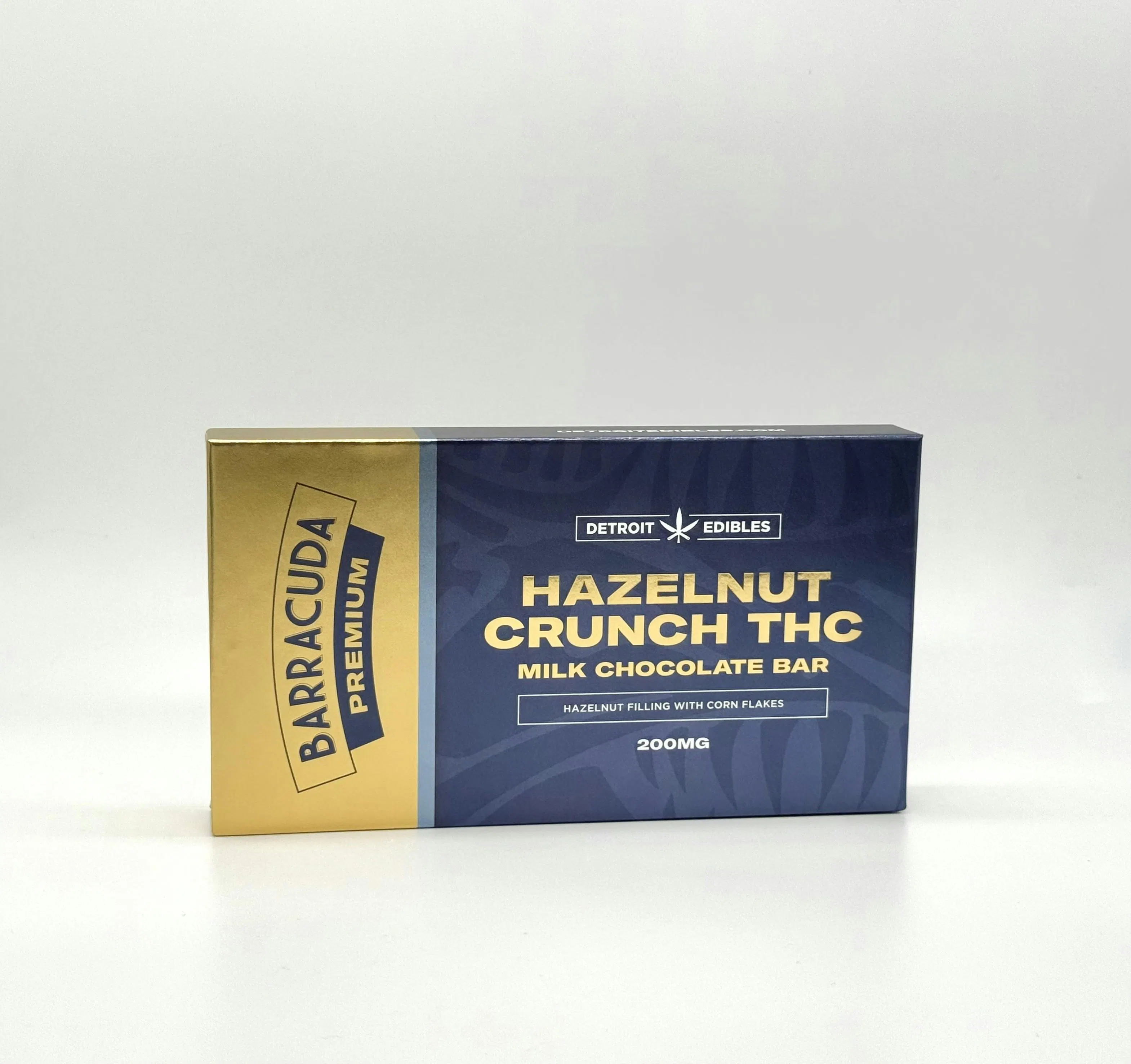 Barracuda Premium - Milk Chocolate Bar - 200mg - Hazelnut Crunch
