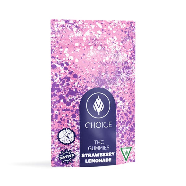 Strawberry Lemonade (S) Gummies 100mg 20pk Choice Bloom Brothers