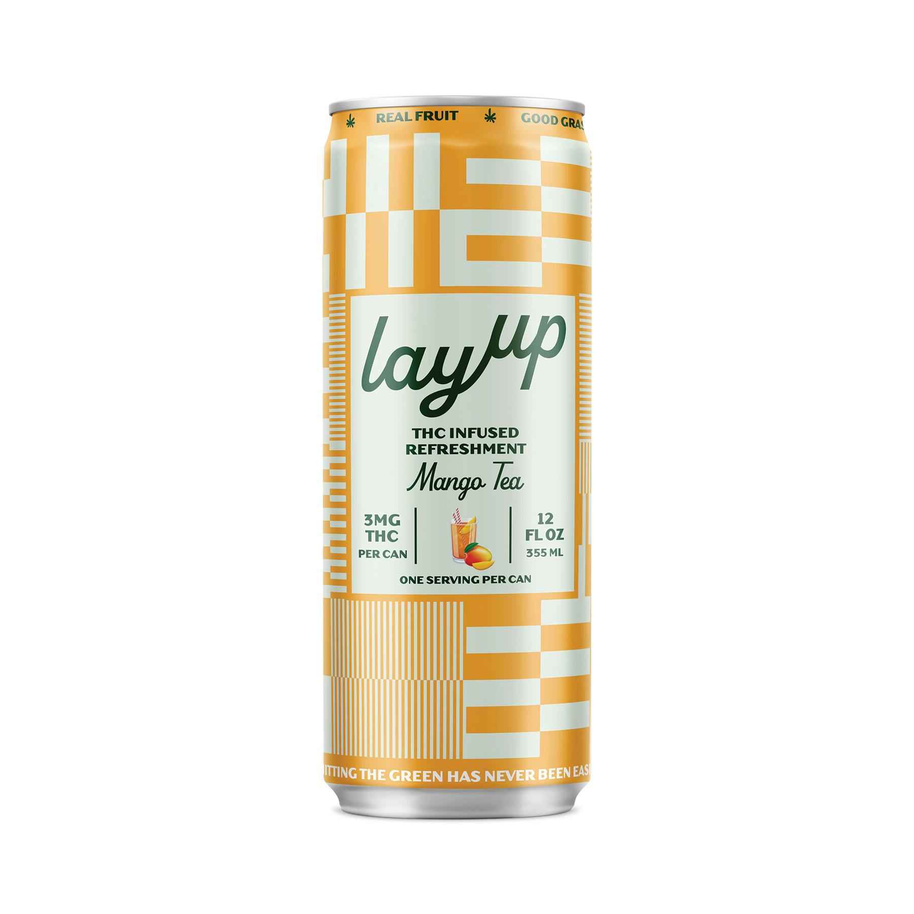 LayUp Mango Tea - Infused Beverage - 10mg THC
