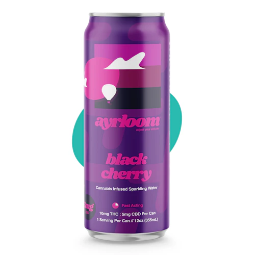 Ayrloom - 10mg THC 5mg CBD Infused Beverage - Black Cherry