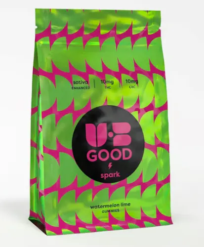 UBGOOD: 1:1 THC:CBC Watermelon Lime – Gummies 10pk 100mg-active