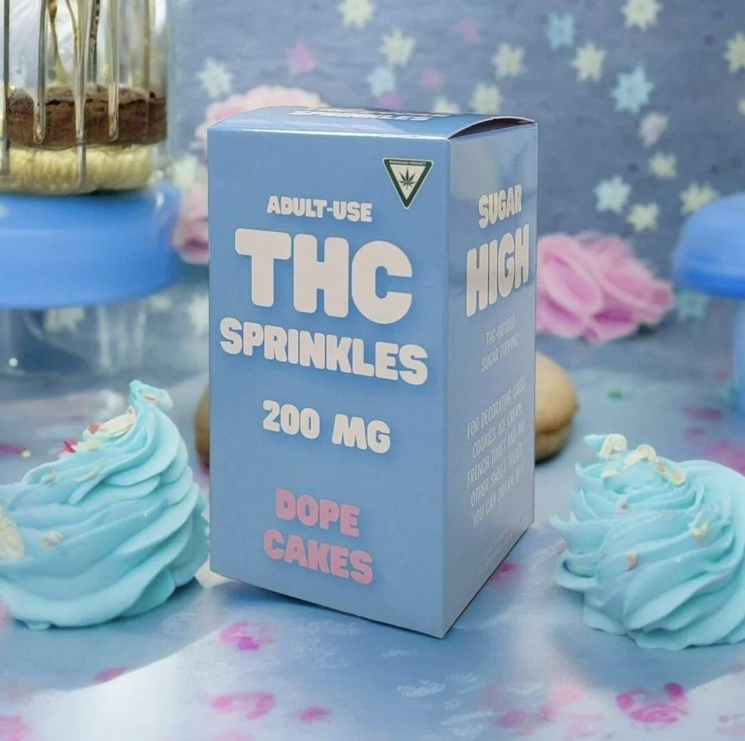 Product: Dope Cakes | THC Sprinkles - 200mg - Blue