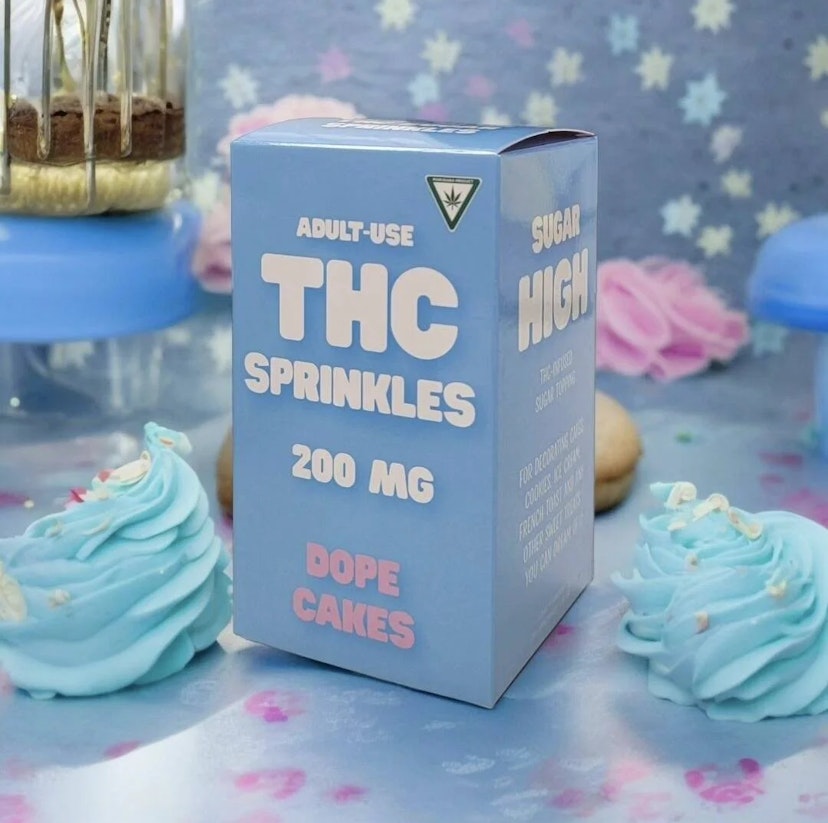 Dope Cakes | THC Sprinkles - 200mg - Blue