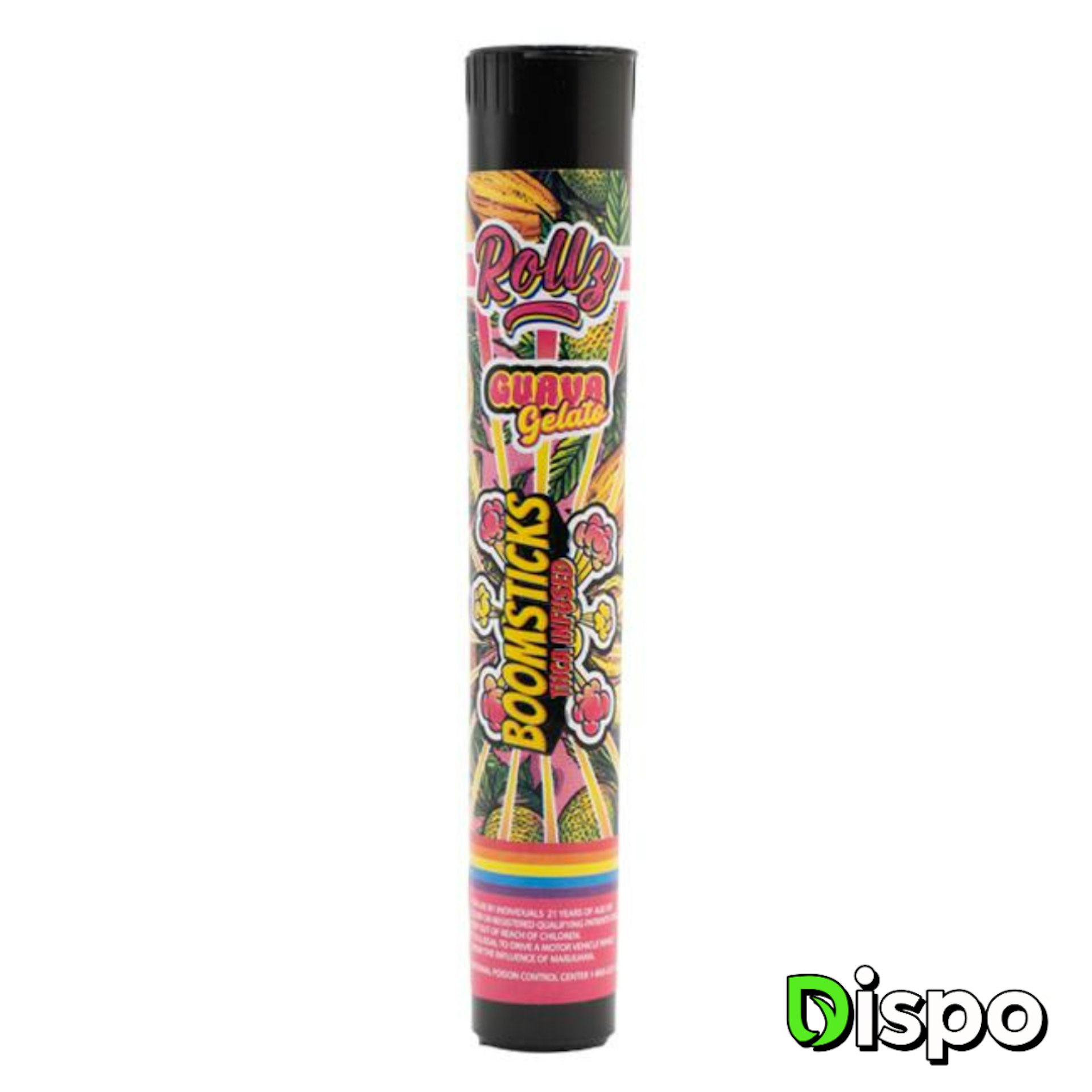 Rollz Boomsticks - Guava Gelato Infused Pre-Roll
