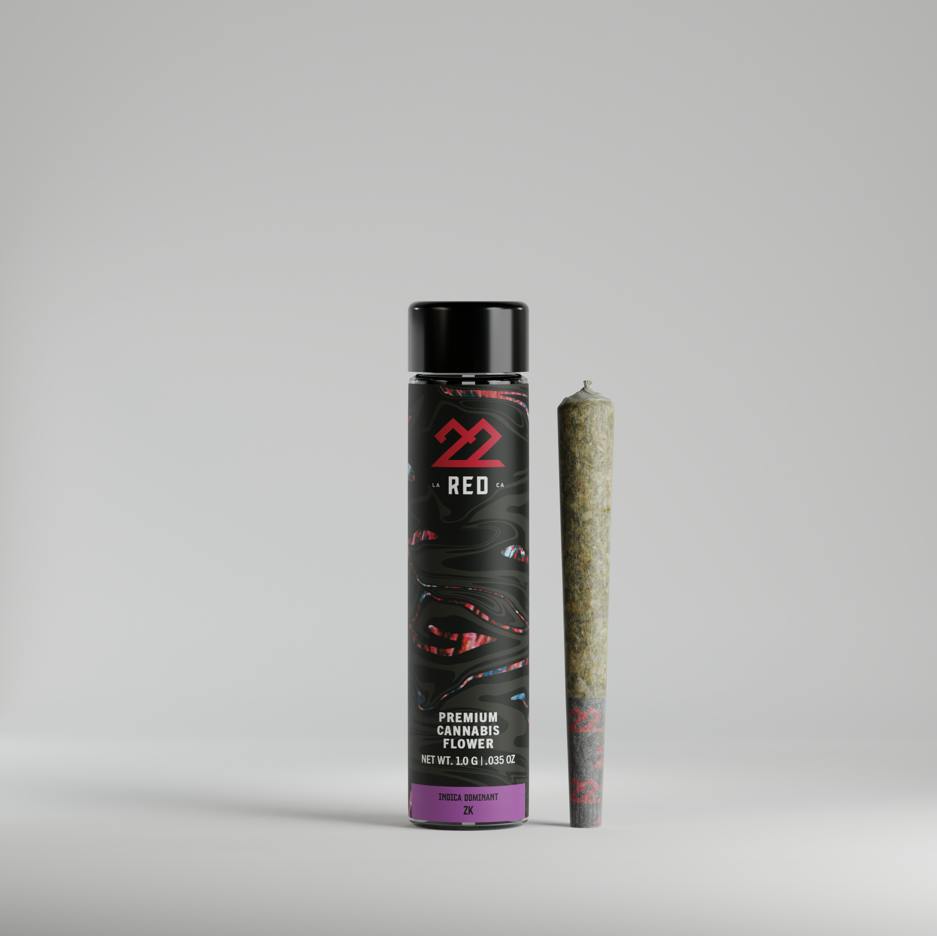 22Red 1g Pre-Roll - 22 OG