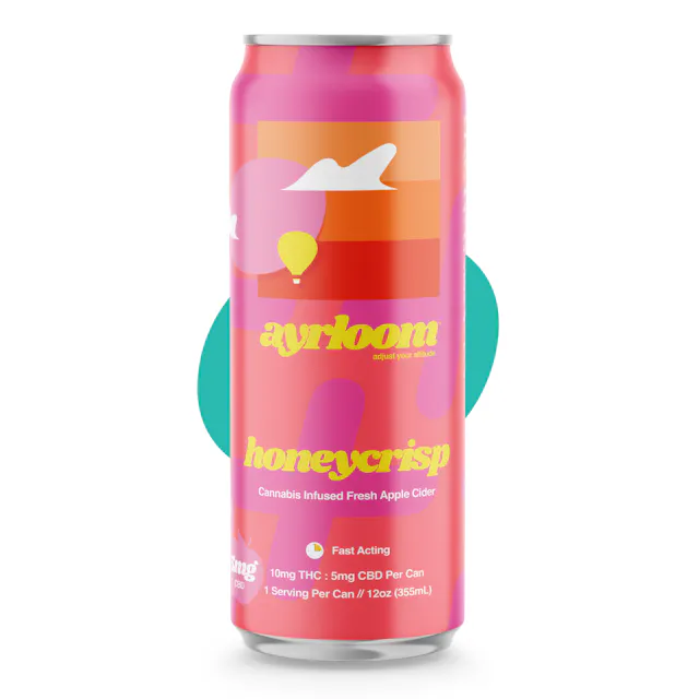 Ayrloom Ayrloom UP - Beverage 12oz Single Can (10mgTHC:5mgCBD/Can) - Honeycrisp Cider