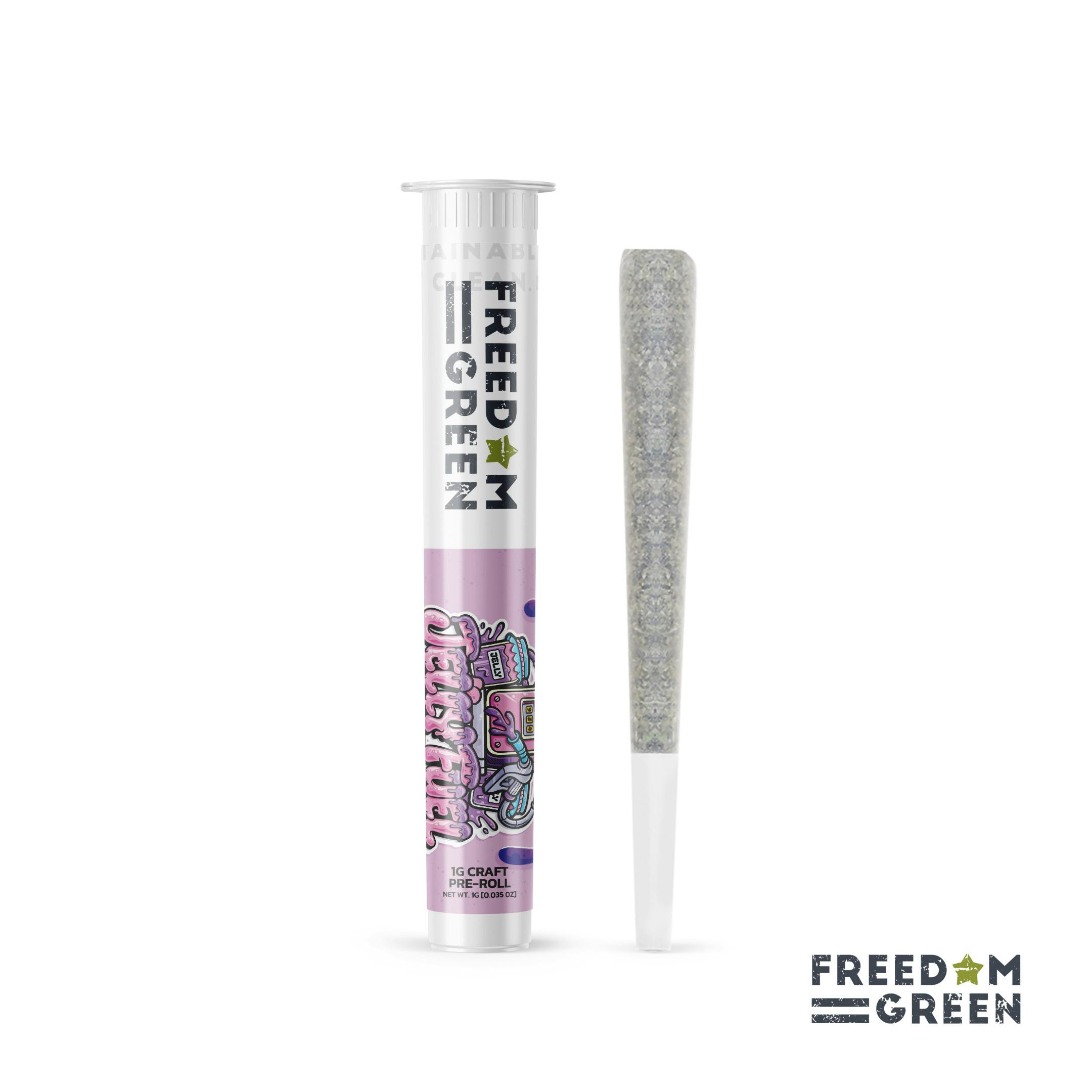 Freedom Green - 1g Preroll - Jelly Fuel