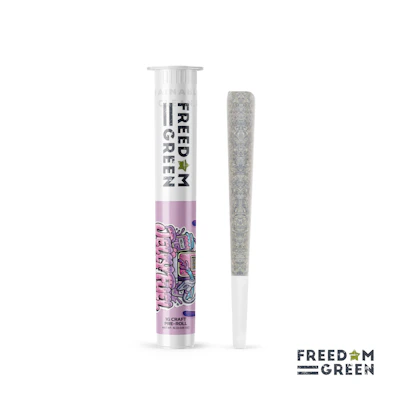 Freedom Green - 1g Preroll - Jelly Fuel