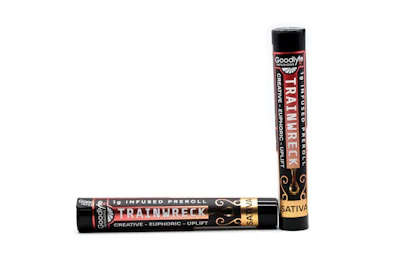 Goodlyfe - 1g Infused Preroll - Trainwreck - PRE_ROLLS by Goodlyfe at King of Budz