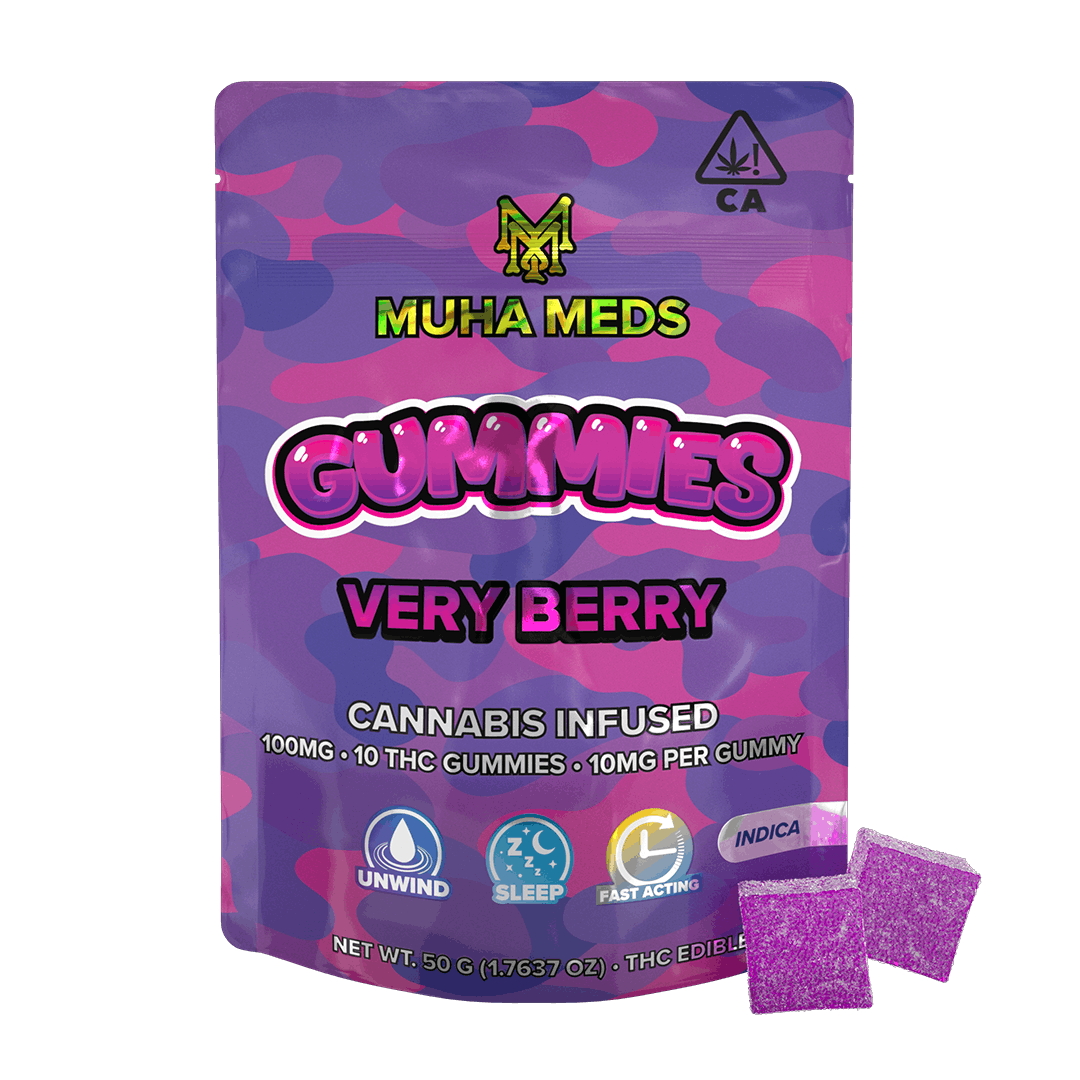 Muha Meds - 200mg Gummies - Very Berry