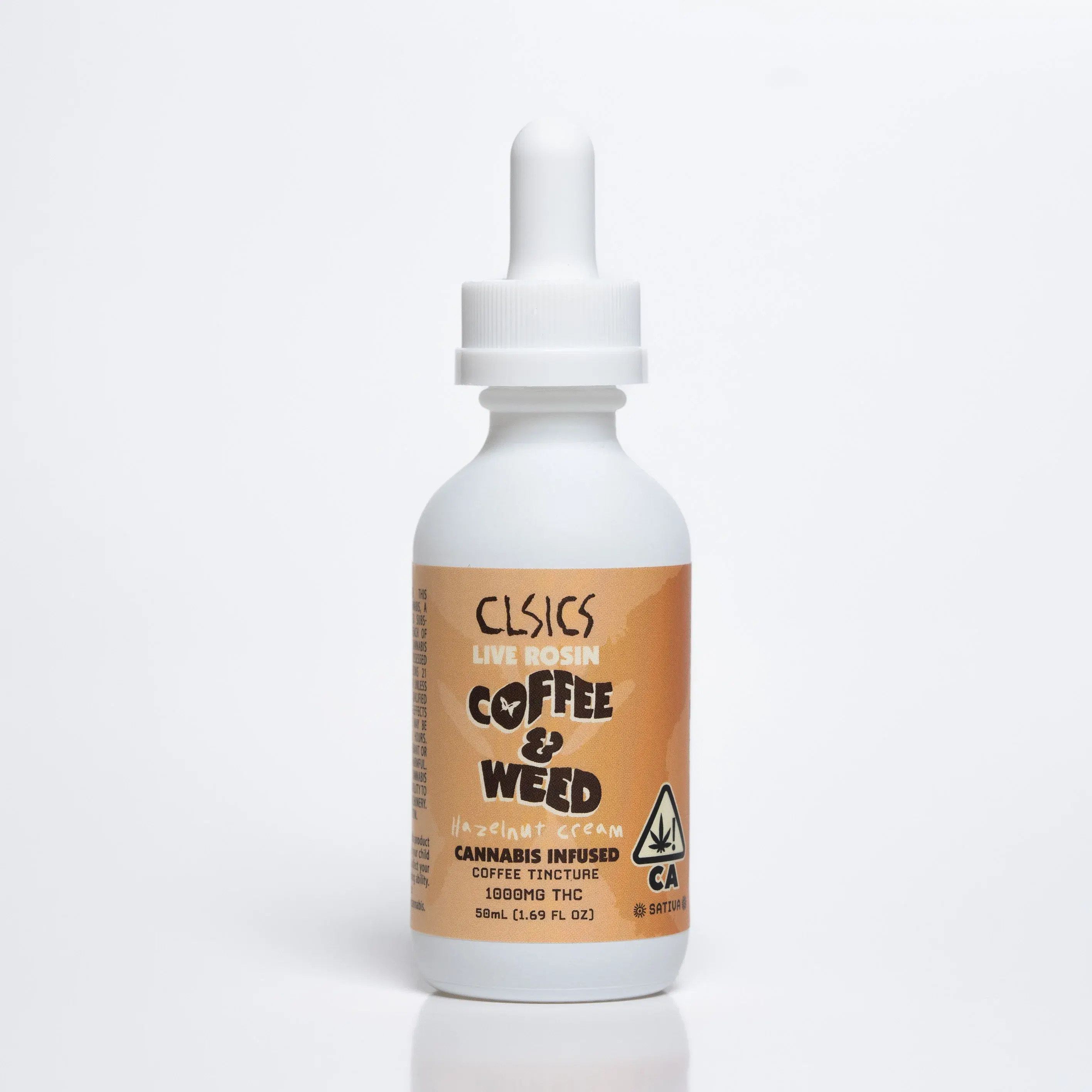 Clsics Live Rosin Tincture - Coffee and Weed: Hazelnut Cream