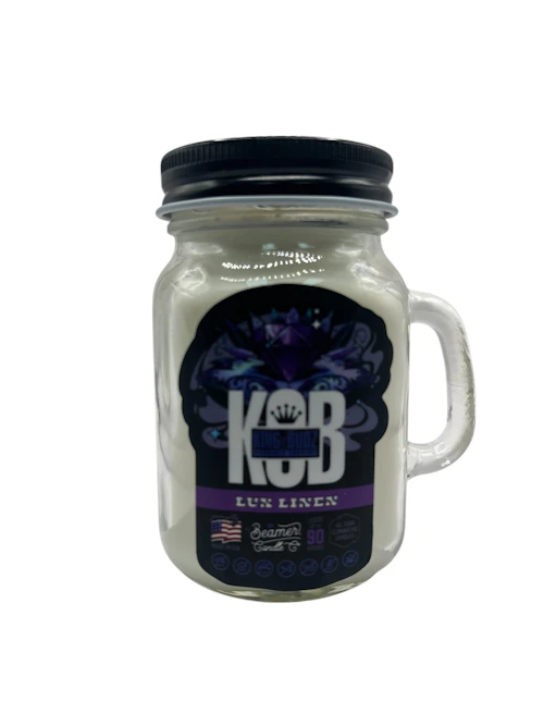 King Of Budz Mini Candle -  Lux Linen