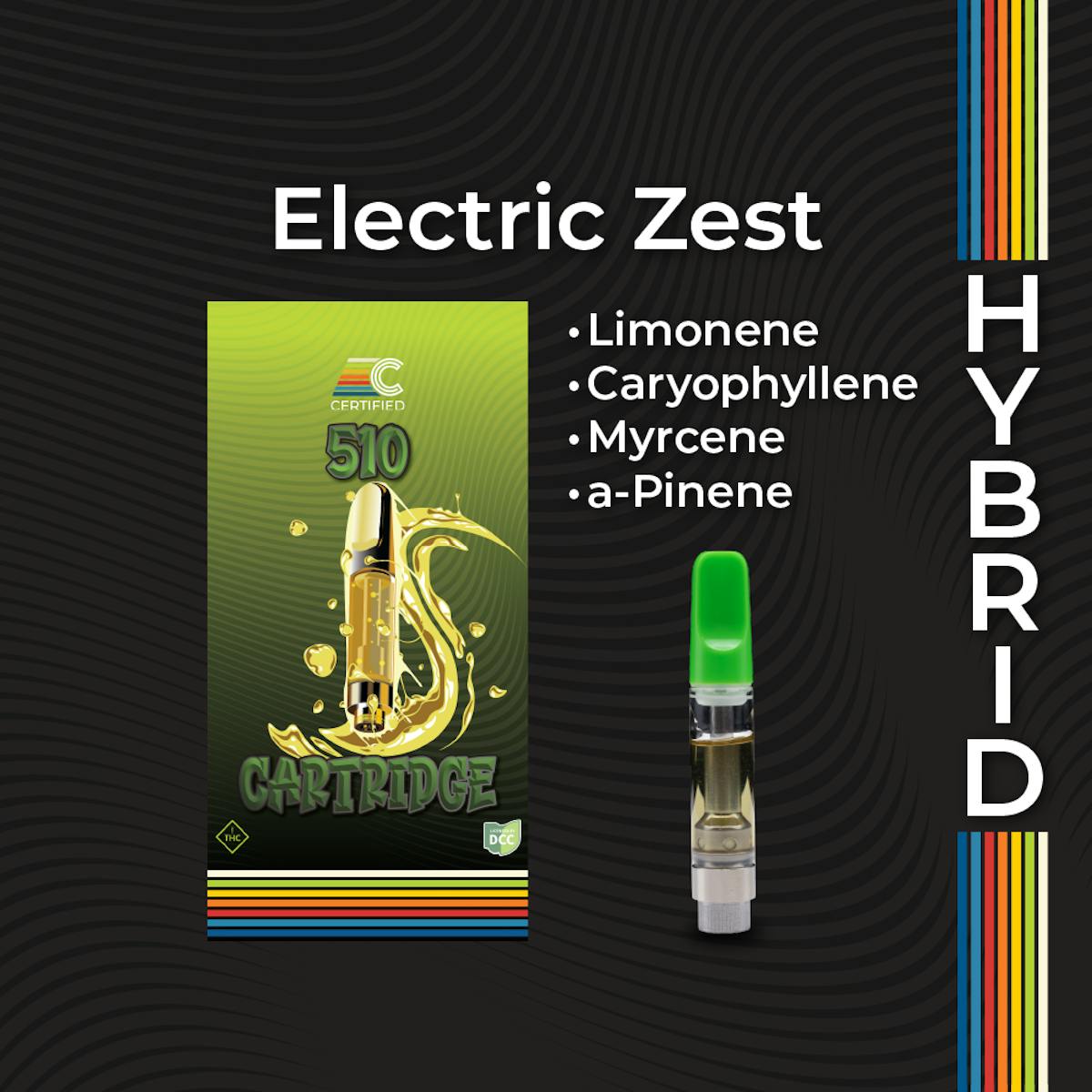 Photo of Electric Zest | 1g Distillate Cartridge