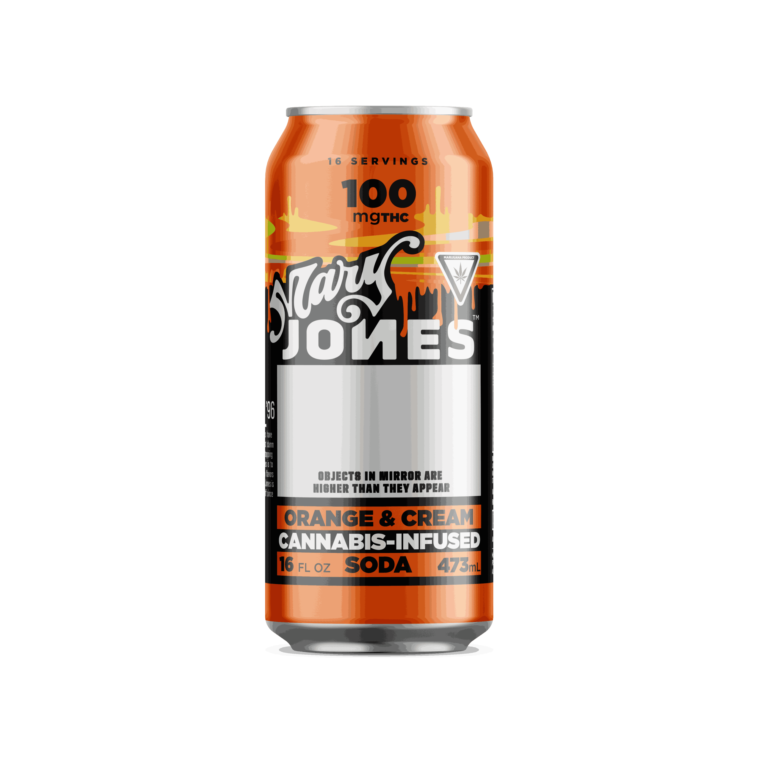 Mary Jones - 100mg Infused Soda - Orange & Cream