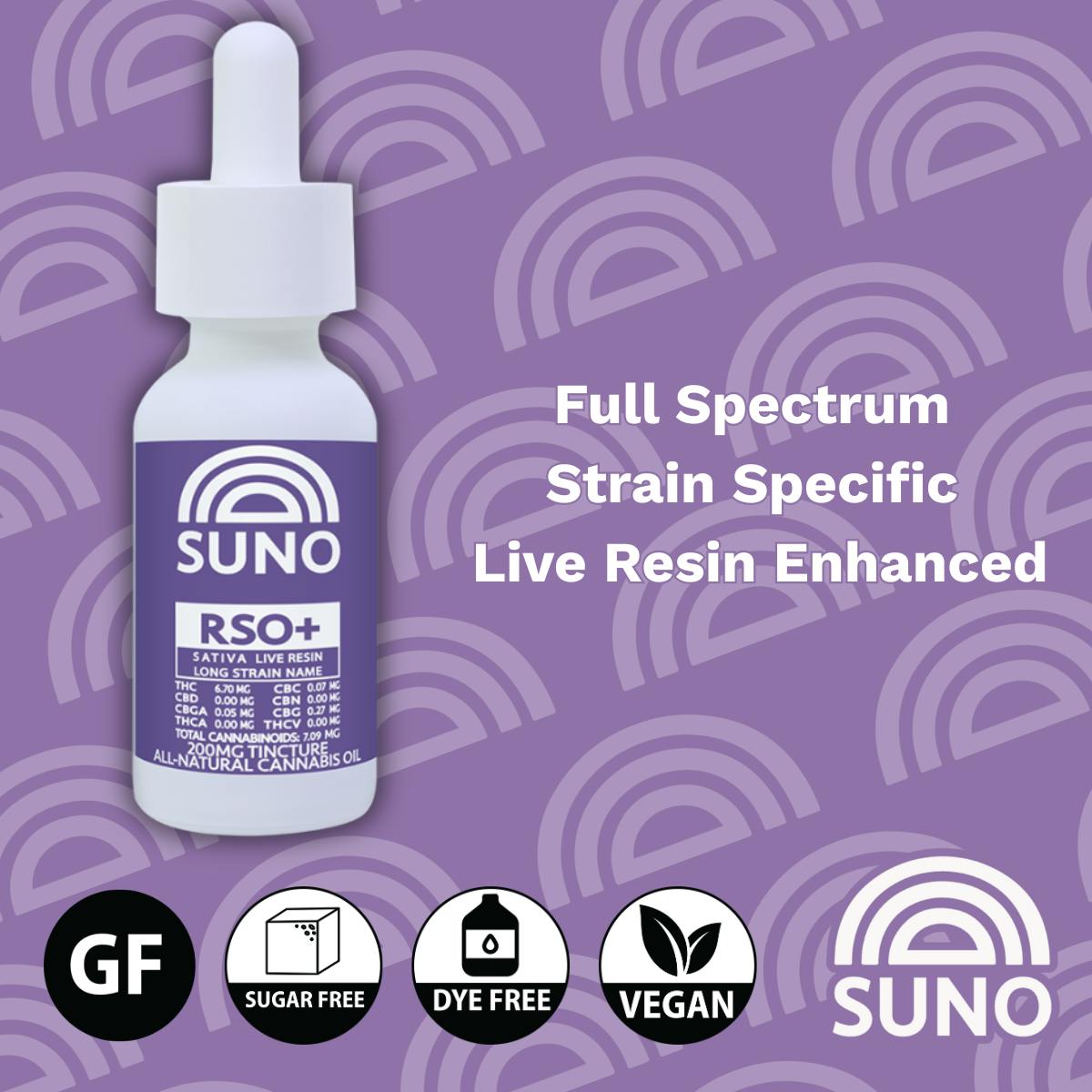 RISE - 200mg RSO Tincture - Maui Wowie