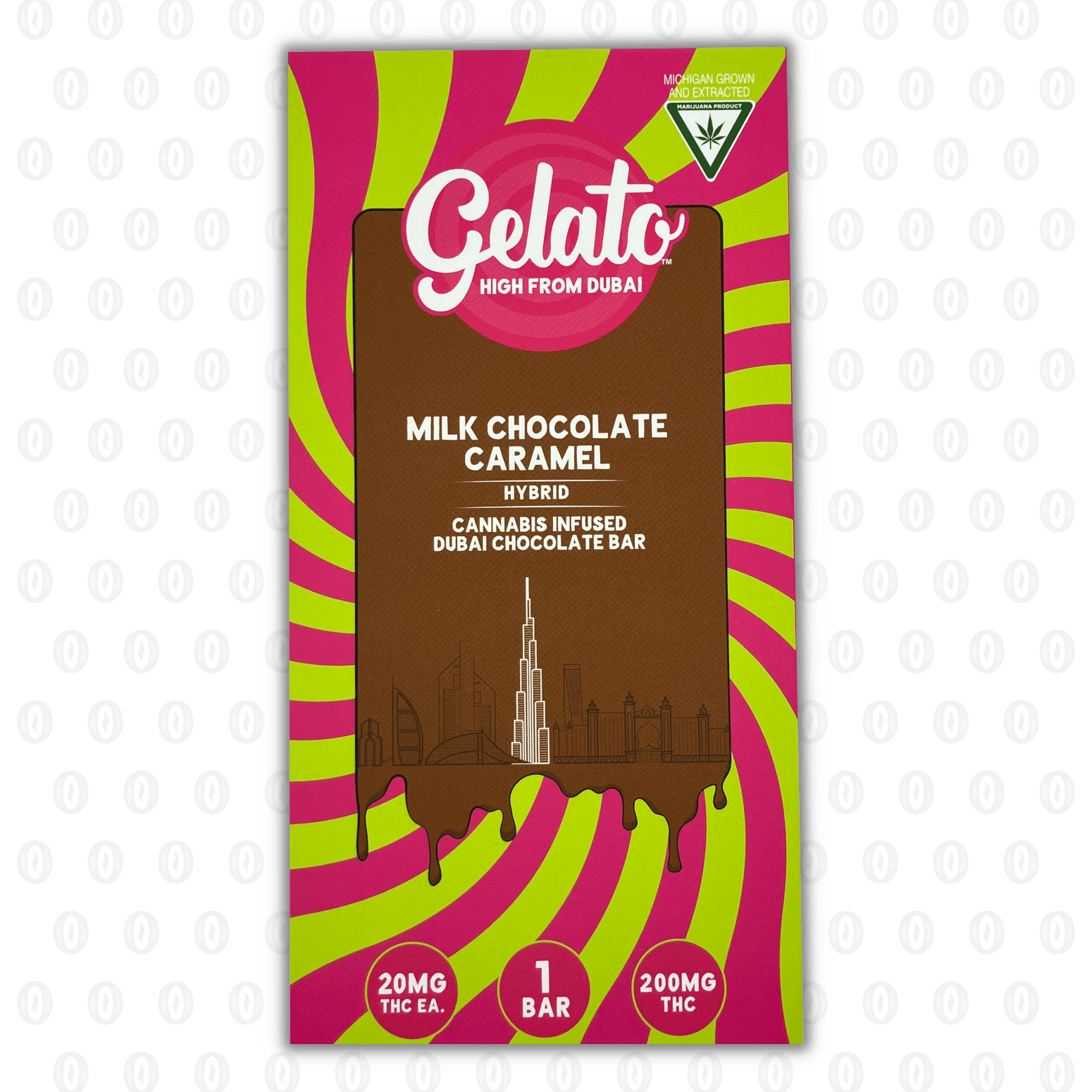 Product: Gelato | Dubai Bar - 200mg - Milk Chocolate Caramel